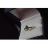 10K YELLOW GOLD BLUE SAPPHIRE & DIAMONDS RING SIZE 5