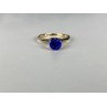 10K YELLOW GOLD TANZANITE RING SIZE 5.5