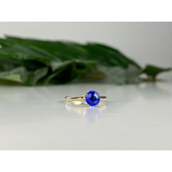 10K YELLOW GOLD TANZANITE RING SIZE 5.5