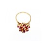 14K YELLOW GOLD RUBY RING SIZE 6.75