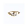 10K YELLOW GOLD SAPPHIRE RING SIZE 6.75