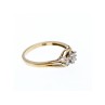10K YELLOW GOLD SAPPHIRE RING SIZE 6.75