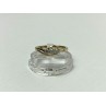 10K YELLOW GOLD SAPPHIRE RING SIZE 6.75
