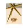 14K YELLOW GOLD DIAMONDS RING SIZE 10.5