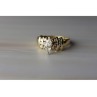14K YELLOW GOLD DIAMONDS RING SIZE 10.5