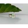 10K YELLOW GOLD TSAVORITE & DIAMONDS RING SIZE 6.25
