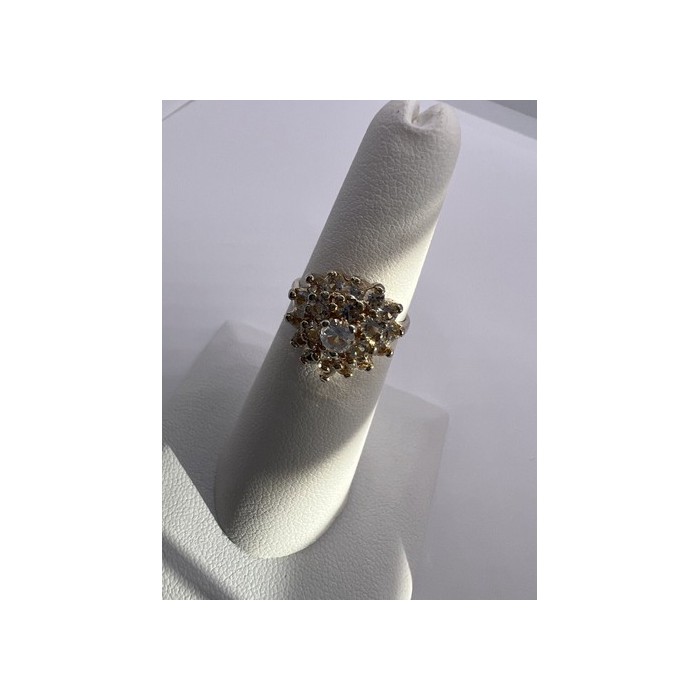 925 Sterling Silver CZ Ring Size 5.5