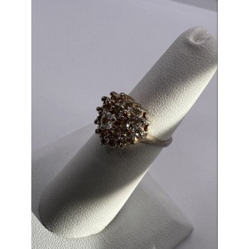 925 Sterling Silver CZ Ring Size 5.5