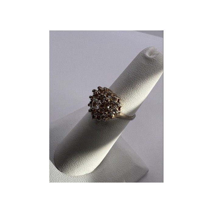 925 Sterling Silver CZ Ring Size 5.5