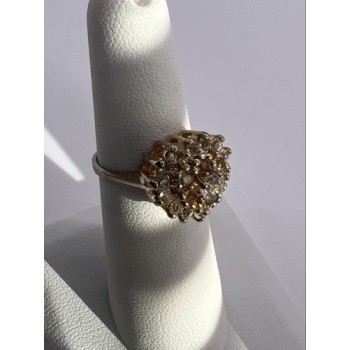 925 Sterling Silver CZ Ring Size 5.5