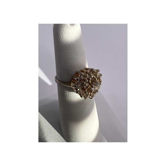 925 Sterling Silver CZ Ring Size 5.5