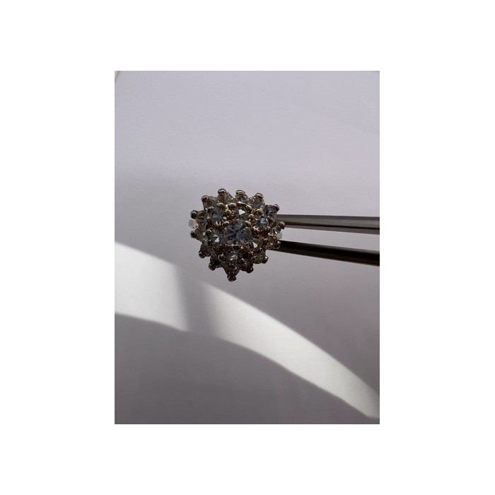925 Sterling Silver CZ Ring Size 5.5