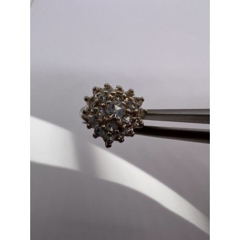 925 Sterling Silver CZ Ring Size 5.5