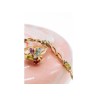 10K YELLOW GOLD AMETHYST, GARNET, TOPAZ, PERIDOT & DIAMOND RING SIZE 6.25