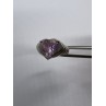 925 Sterling Silver CZ Pink Heart Ring Size 6.5