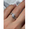 925 Sterling Silver CZ Ring Size 6.5