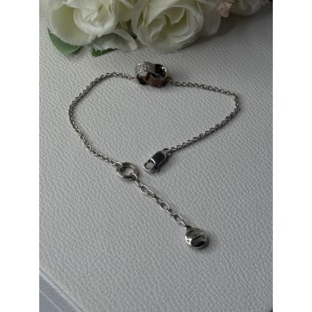 Ewa 925 Sterling Silver CZ Bracelet Length 7/ 8.5 Inch