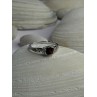 925 Sterling Silver Garnet Ring Size 8.5