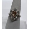 925 Sterling Silver CZ Ring Size 8
