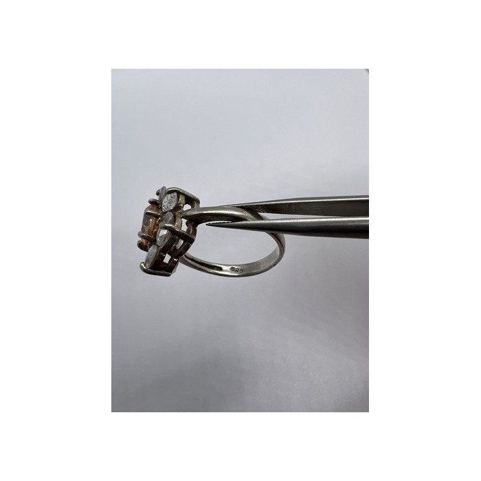 925 Sterling Silver CZ Ring Size 8