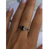 Classy 925 Sterling Silver Garnet Ring Size 8