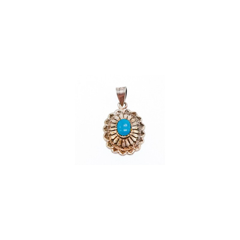 925 Sterling Silver Turquoise Pendant