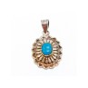 925 Sterling Silver Turquoise Pendant