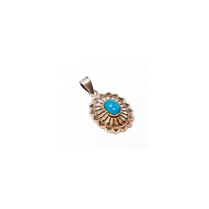 925 Sterling Silver Turquoise Pendant