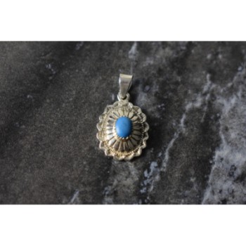 925 Sterling Silver Turquoise Pendant