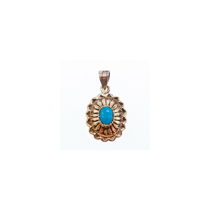 925 Sterling Silver Turquoise Pendant