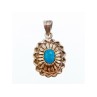 925 Sterling Silver Turquoise Pendant