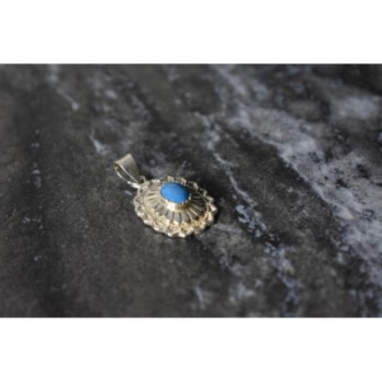 925 Sterling Silver Turquoise Pendant