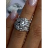 Beautiful Design 925 Sterling Silver Cz Ring Size 5.5