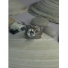 Beautiful Design 925 Sterling Silver Cz Ring Size 5.5