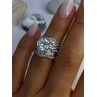 Beautiful Design 925 Sterling Silver Cz Ring Size 5.5