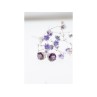 925 Sterling Silver Almandine Stud Earrings