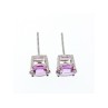 925 Sterling Silver Almandine Stud Earrings