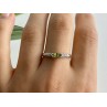 925 Sterling Silver Peridot Ring Size 10.25