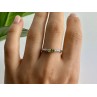 925 Sterling Silver Peridot Ring Size 10.25