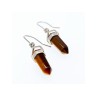 925 Sterling Silver Tiger's Eye Earrings