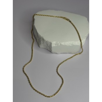 925 Sterling Silver Gold Plated Chain Length 18 Inch