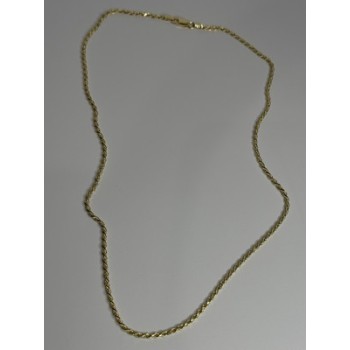 925 Sterling Silver Gold Plated Chain Length 18 Inch