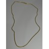 925 Sterling Silver Gold Plated Chain Length 18 Inch
