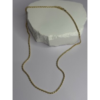 925 Sterling Silver Gold Plated Chain Length 18 Inch