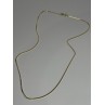 925 Sterling Silver Gold Plated Chain Length 18 Inch