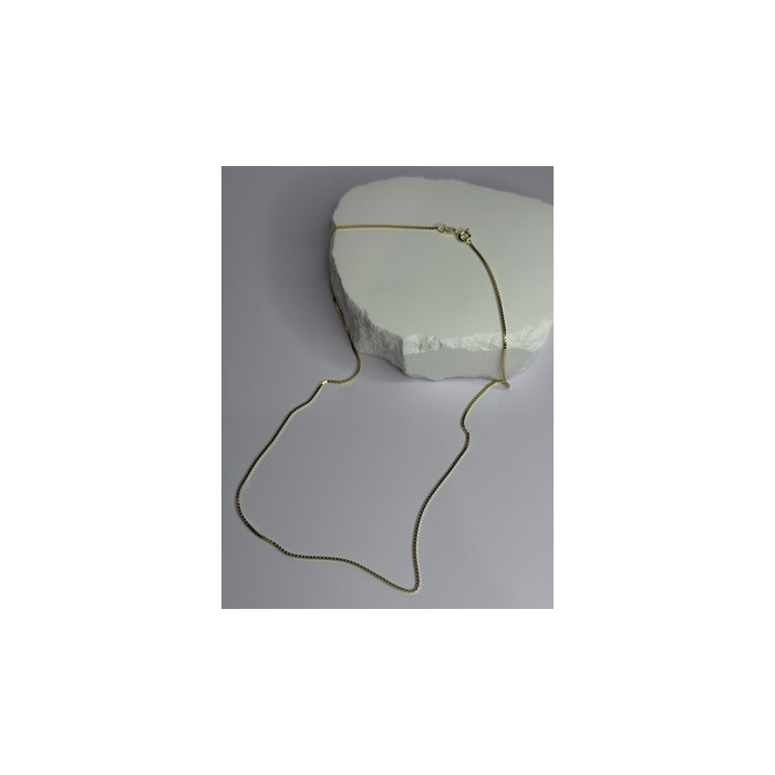 925 Sterling Silver Gold Plated Chain Length 18 Inch