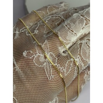 925 Sterling Silver Gold Plated Chain Length 18 Inch