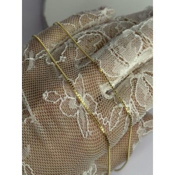 925 Sterling Silver Gold Plated Chain Length 18 Inch