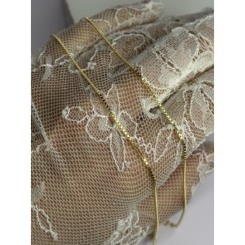 925 Sterling Silver Gold Plated Chain Length 18 Inch