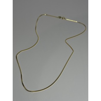 925 Sterling Silver Gold Plated Chain Length 18 Inch